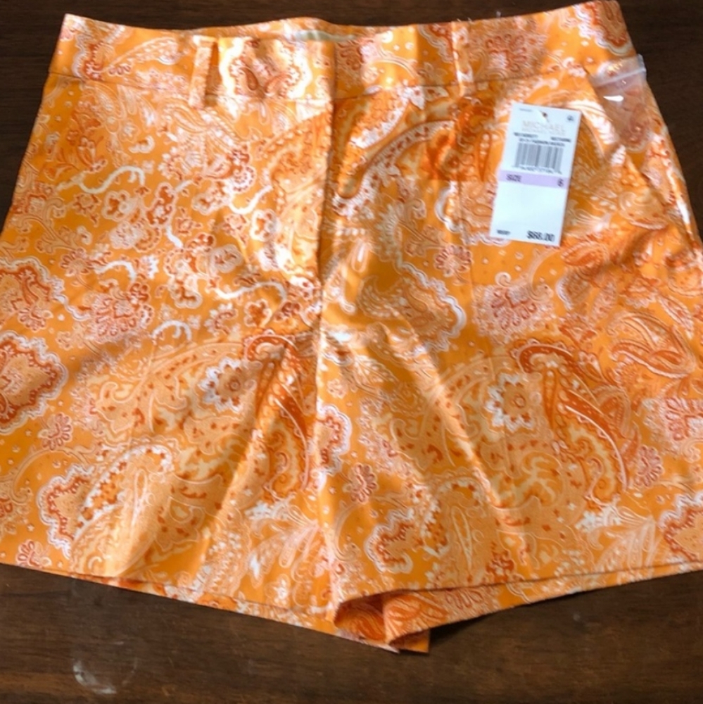 Michael Kors Nectarine Paisley Shorts